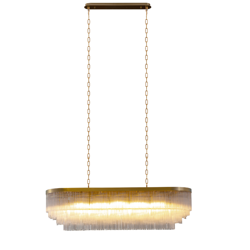 Opaline Chandelier - Linear