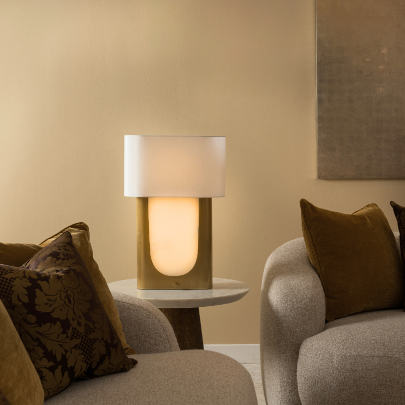 Illuminate your space with the Ecliptica Side Lamp from our Luxe Collection. Elegant design meets functionality for a timeless addition to your decor.