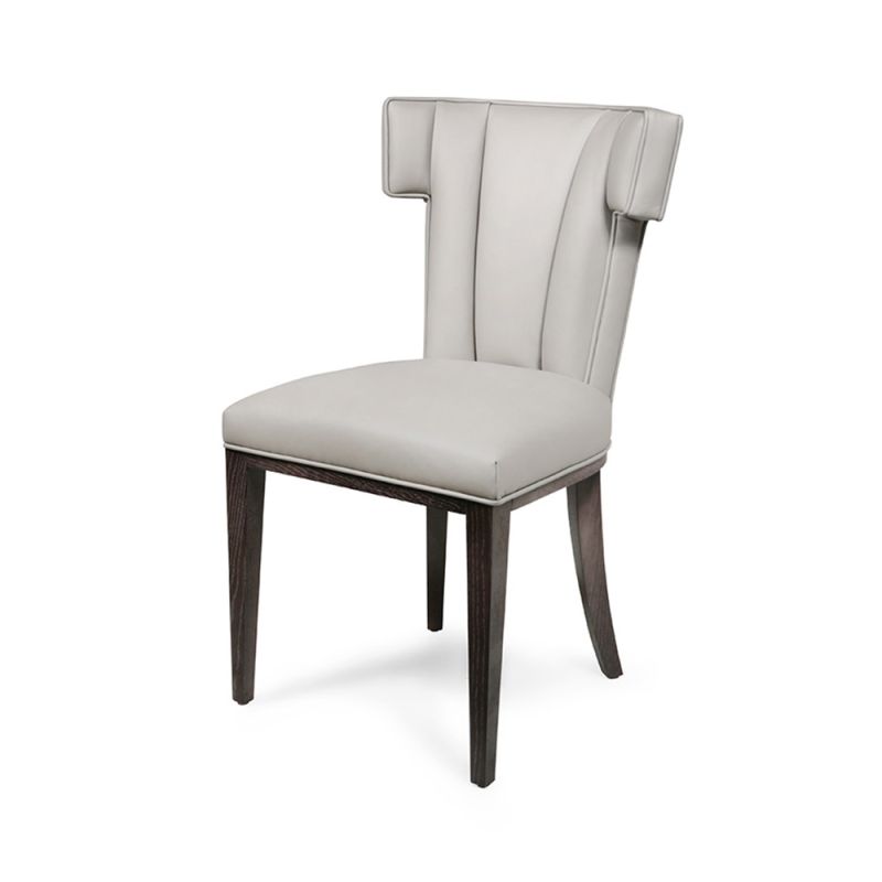 Contemporary version of the classic wing-backed dining chair