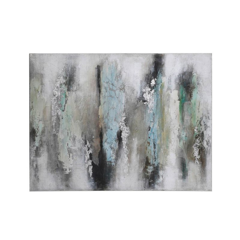 Atmospheric mixed media canvas