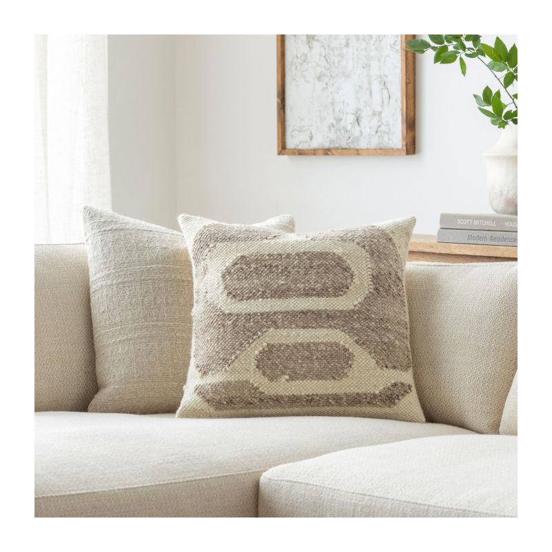 Elevate your space with the Deccan Traps Woven Cushion in Beige Mix. Soft, stylish, and perfect for adding comfort and texture to any decor.