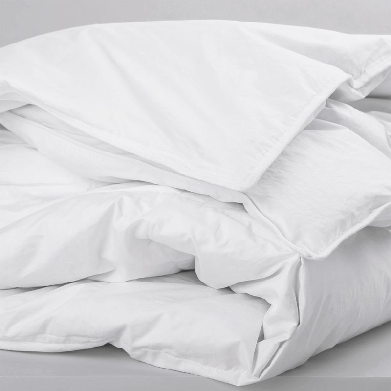 Luxury, white goose down 4.5 tog duvet with 300tc