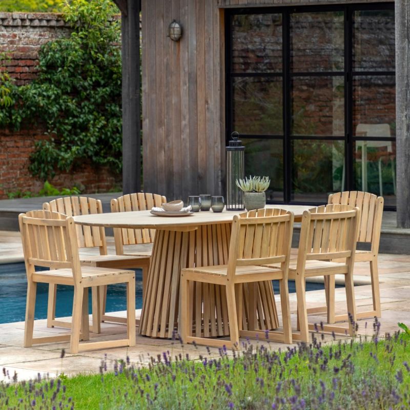 Elevate your outdoor dining experience with the Vita 6-Seater Table. Stylish, durable, and perfect for gatherings in any garden or patio setting.