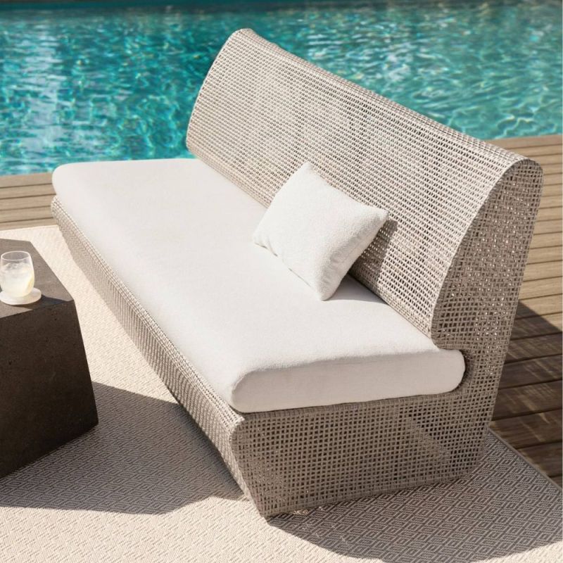 Discover the Dupont Outdoor Sofa in Pearl Bouclé—stylish, durable, and perfect for any outdoor space. Relax in comfort and elegance today!