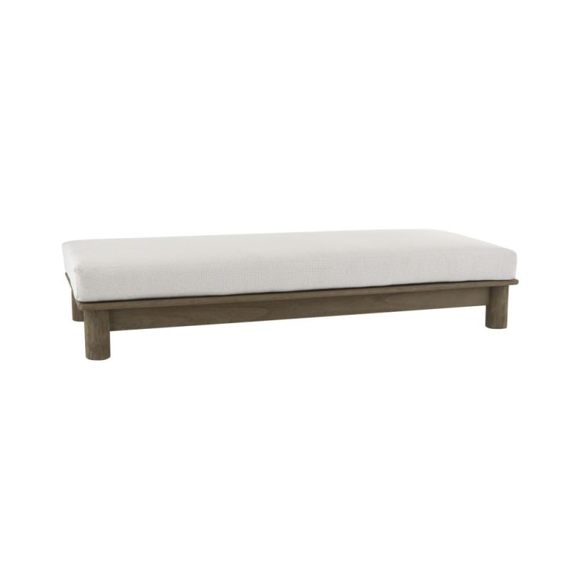 Elevate your outdoor space with the Caldwell Outdoor Ottoman featuring a stylish shade texture, perfect for comfort and relaxation in any setting.