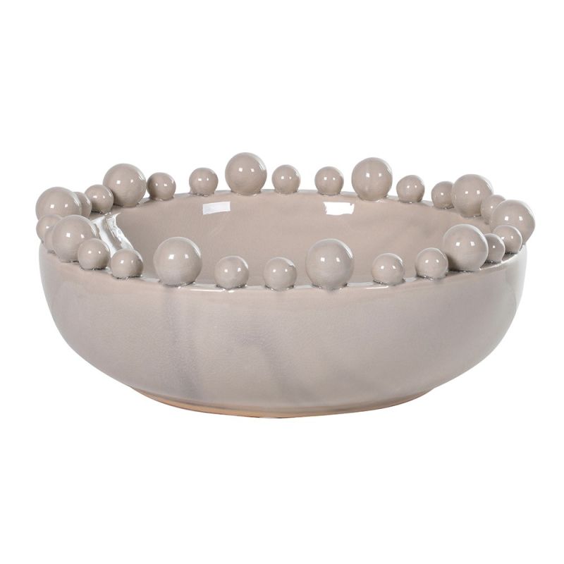 Dreamy glazed bobble affect bowl.