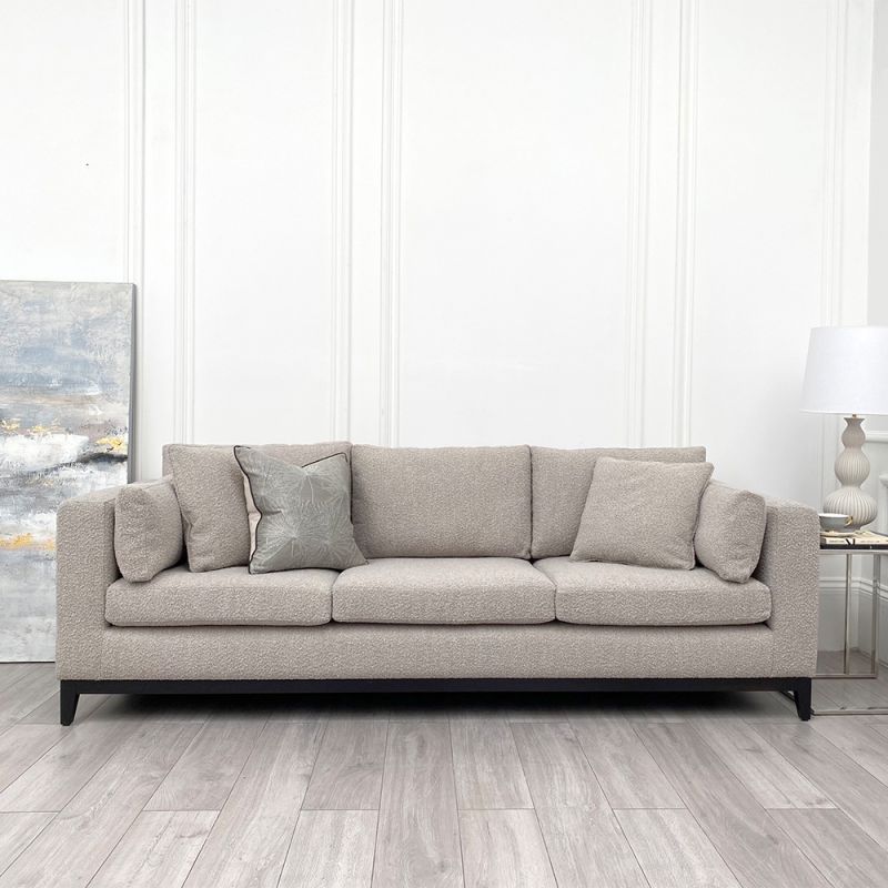 Modern chic style sofa with luxury rectangular cushions