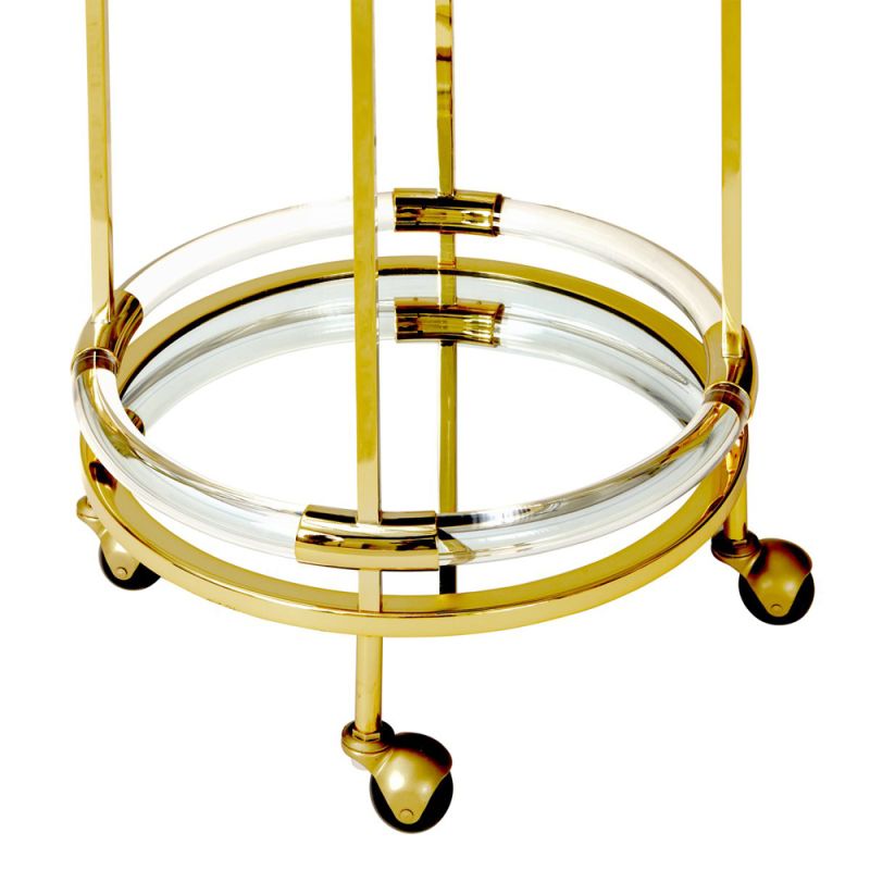 Jonathan Adler Jacques Round Bar Cart Sweetpea & Willow
