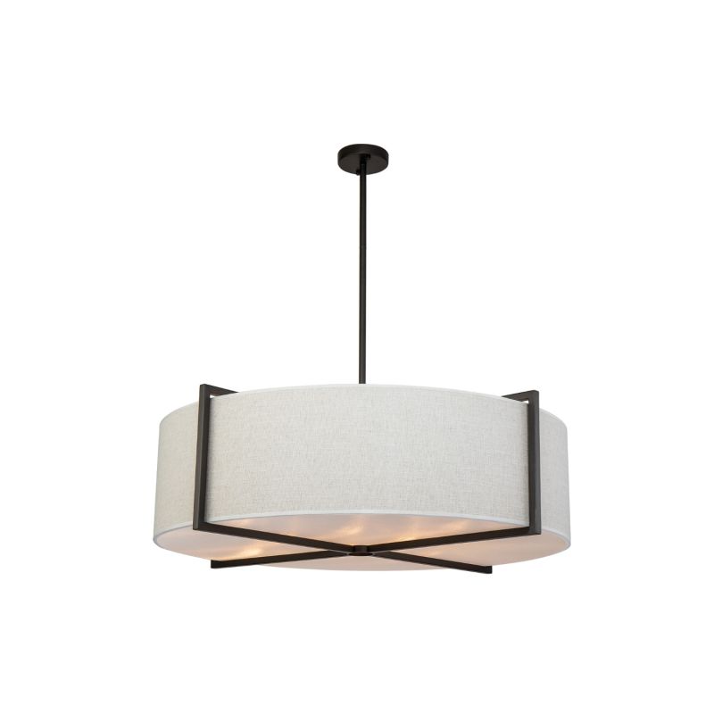 Sanderson Pendant Lamp - Matt Black/Beige