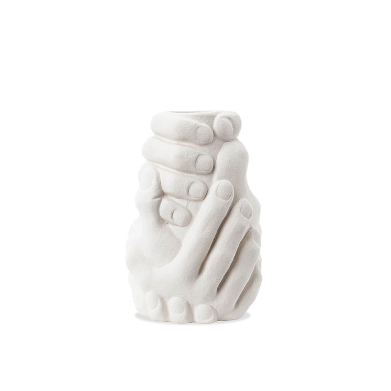 Juntos Ceramic Vase - White