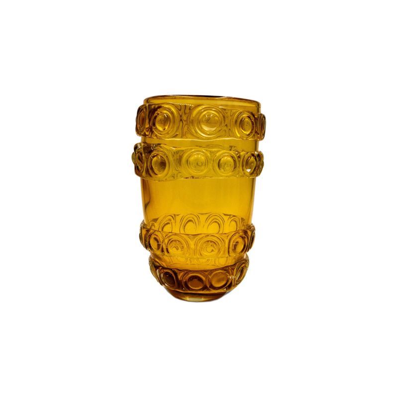 Bumble Glass Vase Amber - Large