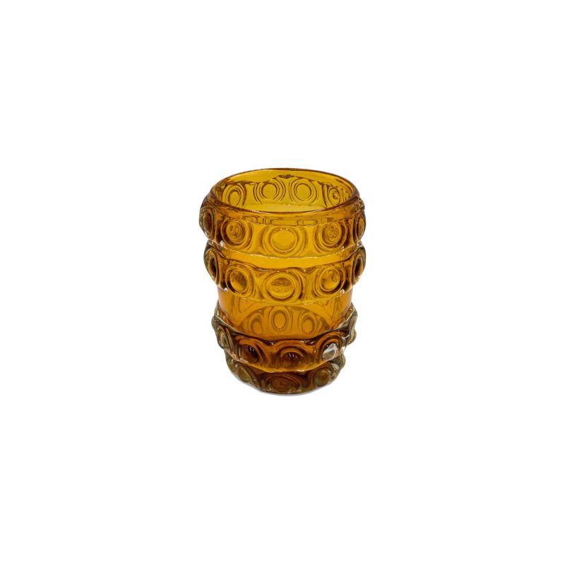 Bumble Glass Vase Amber - Small