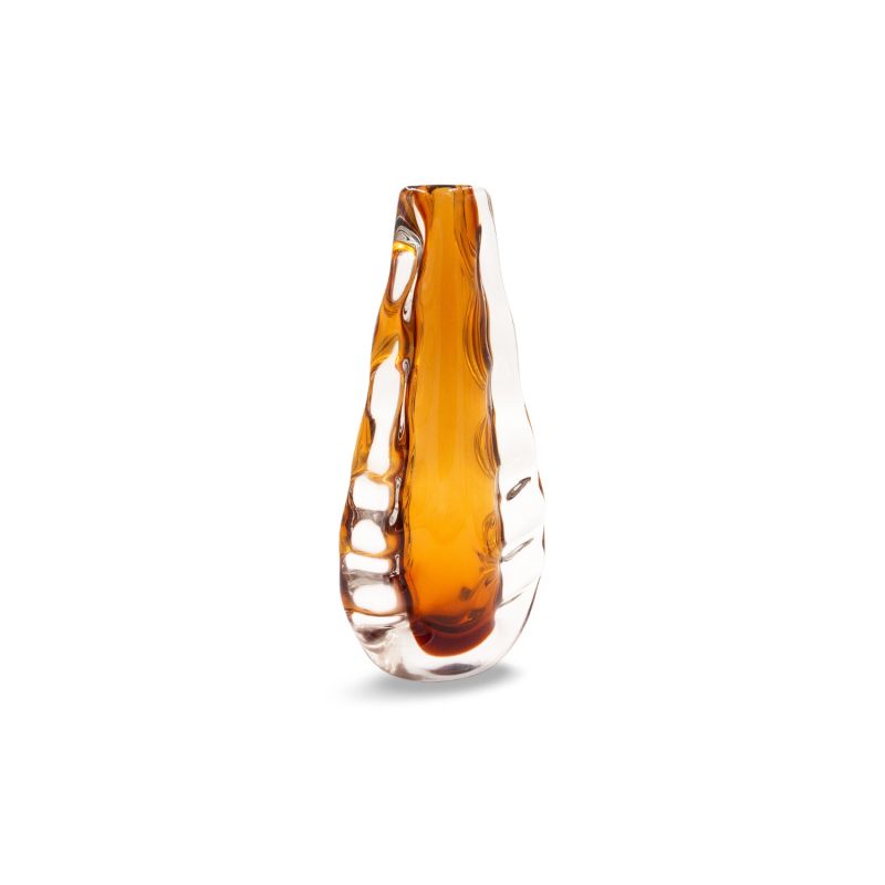 Astell Crystal Amber Vase - Medium