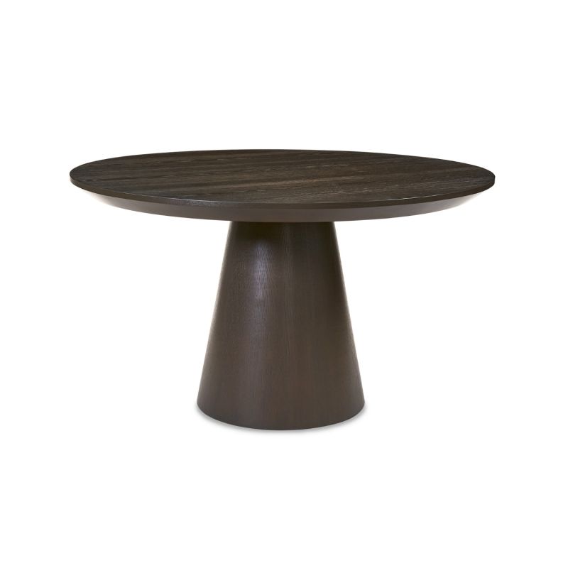 Herzog Dining Table - Dark Grey Oak