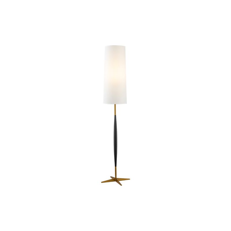 Duchamp Floor Lamp - Brushed Brass/Matt Black