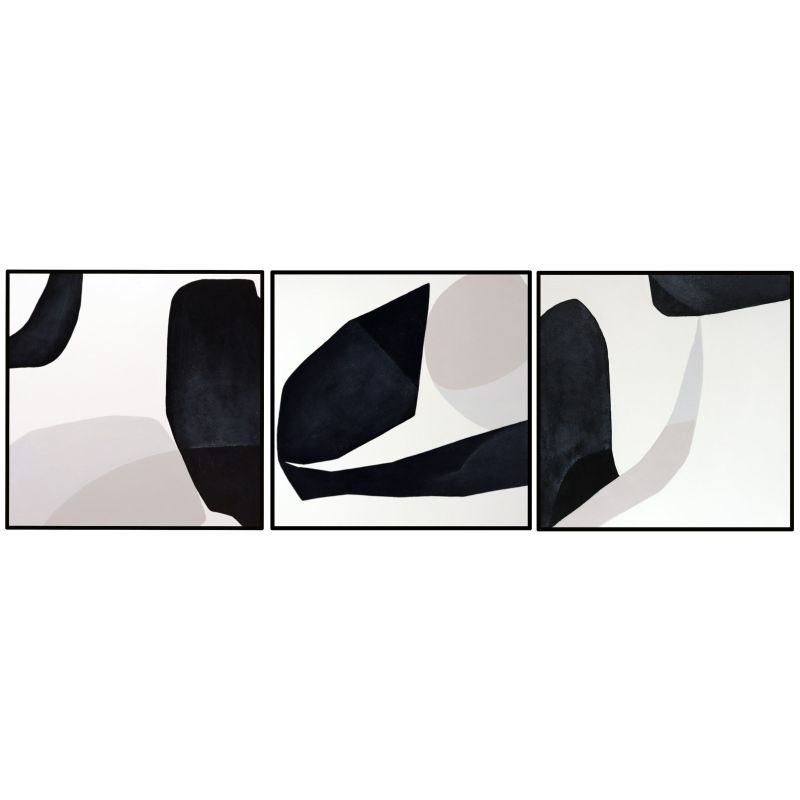 Abstract Composition X Oil Painting - Set of 3