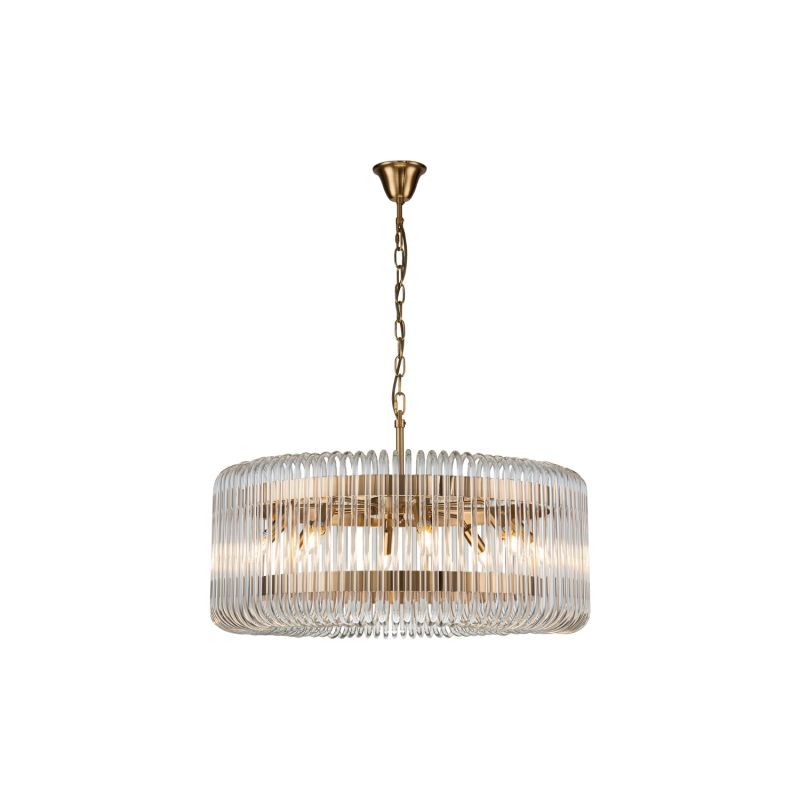 Mist Pendant Lamp - Brushed Brass/Clear Glass