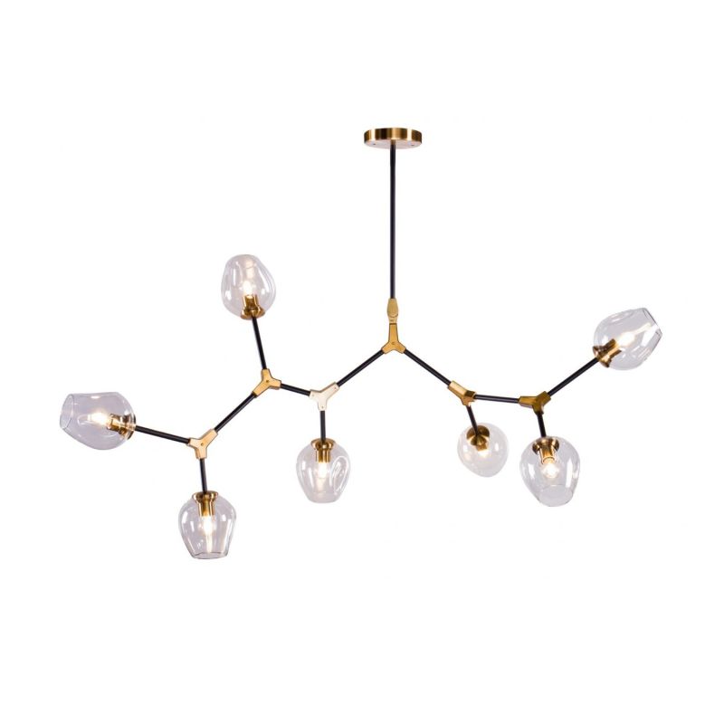 Orbital Pendant Lamp - Matte Black/Clear