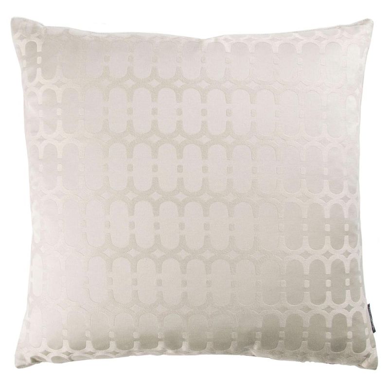 Kirkby Design x Eley Kishimoto 'Loopy Link' Cushion - Biscuit