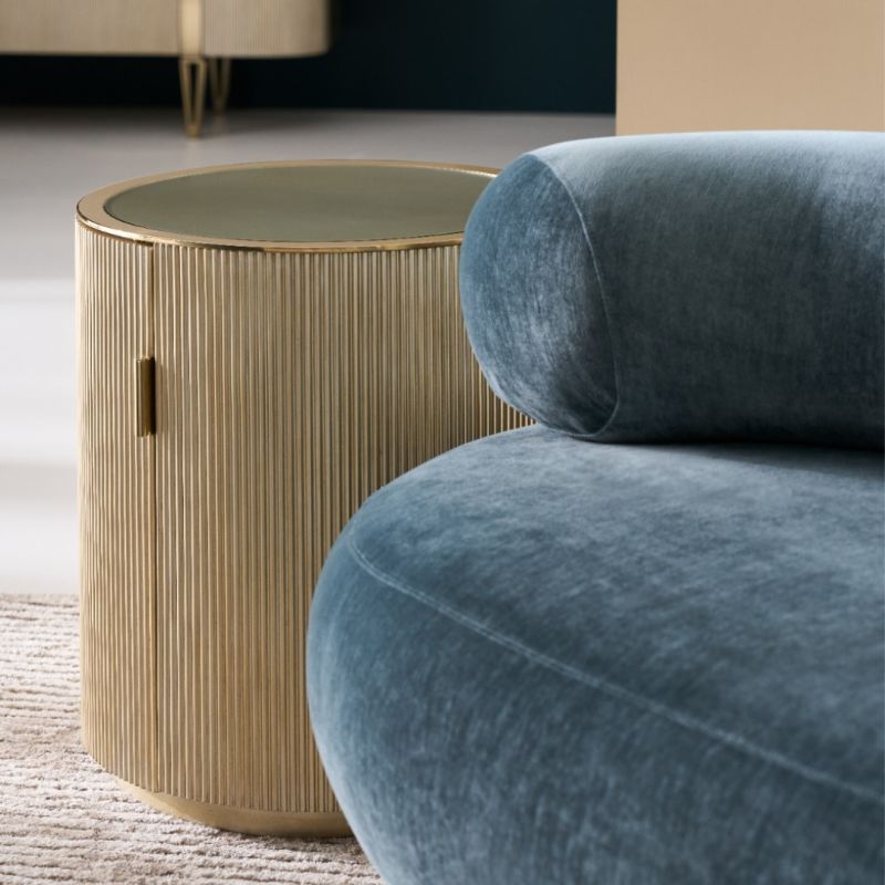 Enhance your space with the Love End Table - Oracle. Stylish, functional, and perfect for any room, it adds a touch of elegance to your home décor.