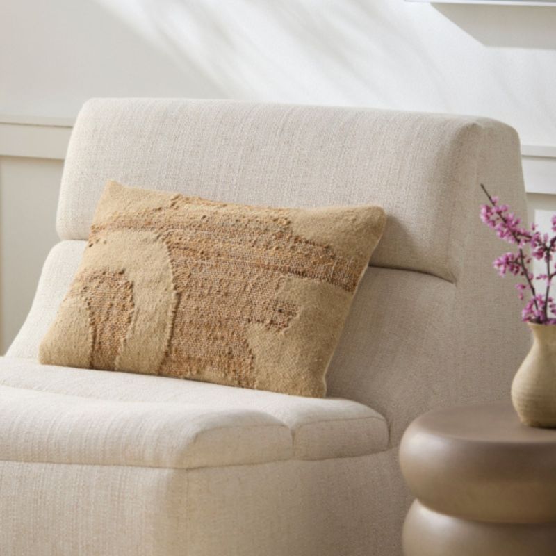 Enhance your space with the Luke Woven Cushion. Stylish and comfortable, it adds a touch of elegance and warmth to any room. Perfect for cozy living!