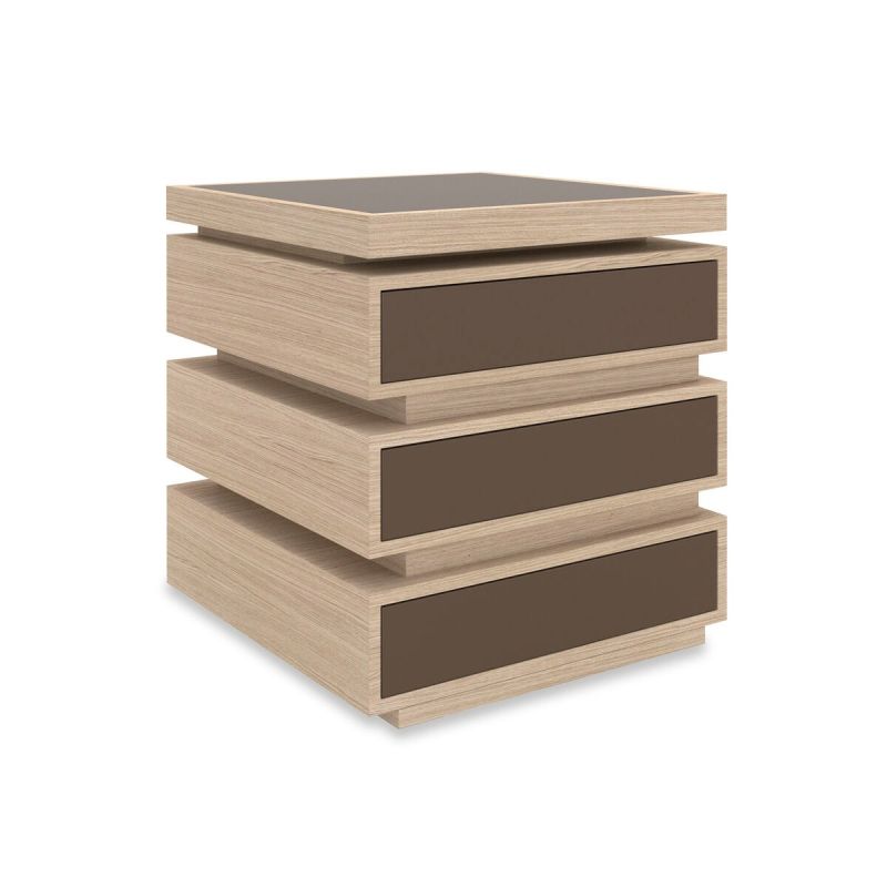 Elevate your space with the La Moda End Table by Caracole. This petite, stylish piece blends elegance and functionality for any room.