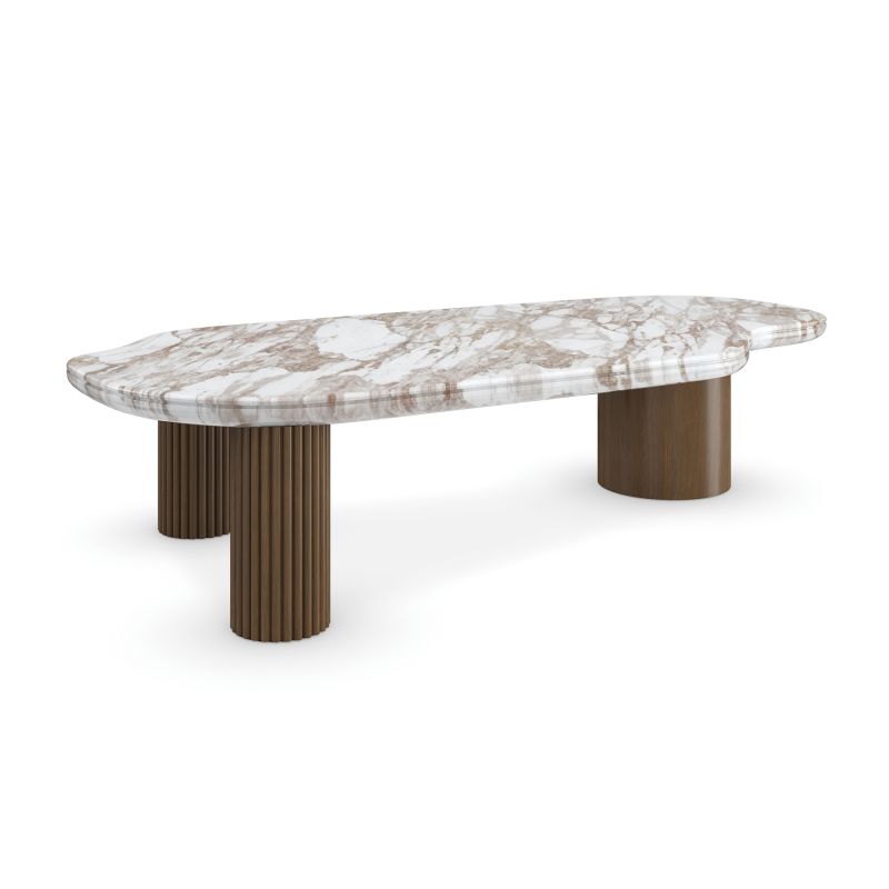 Discover the Seychelles Coffee Table by Caracole, blending elegant design with functionality. Elevate your living space with this stylish centrepiece.