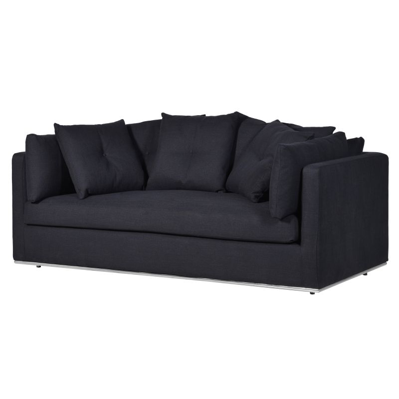 Majestic Black two Sweater Sofa