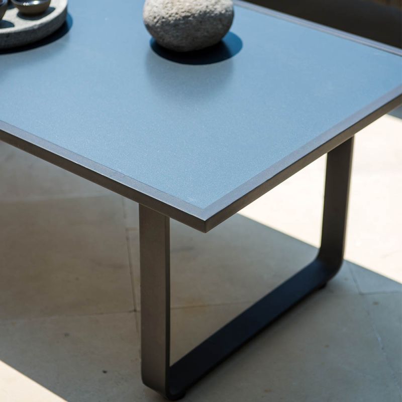 Chic Matte Black Coffee Table