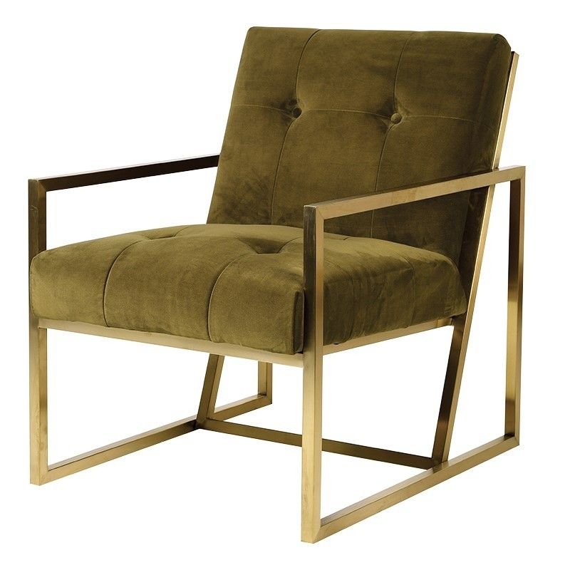 Metal on sale framed armchair