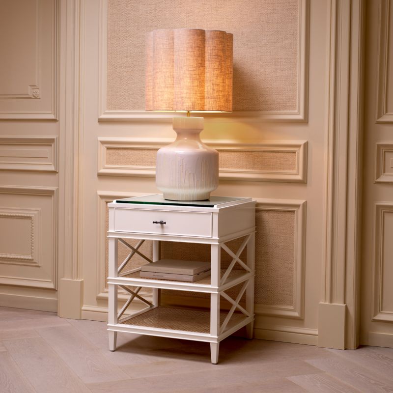 Lorena Table Lamp - White