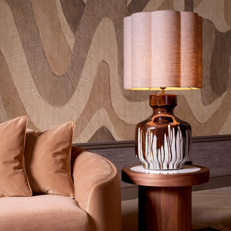 Lorena Table Lamp - Brown