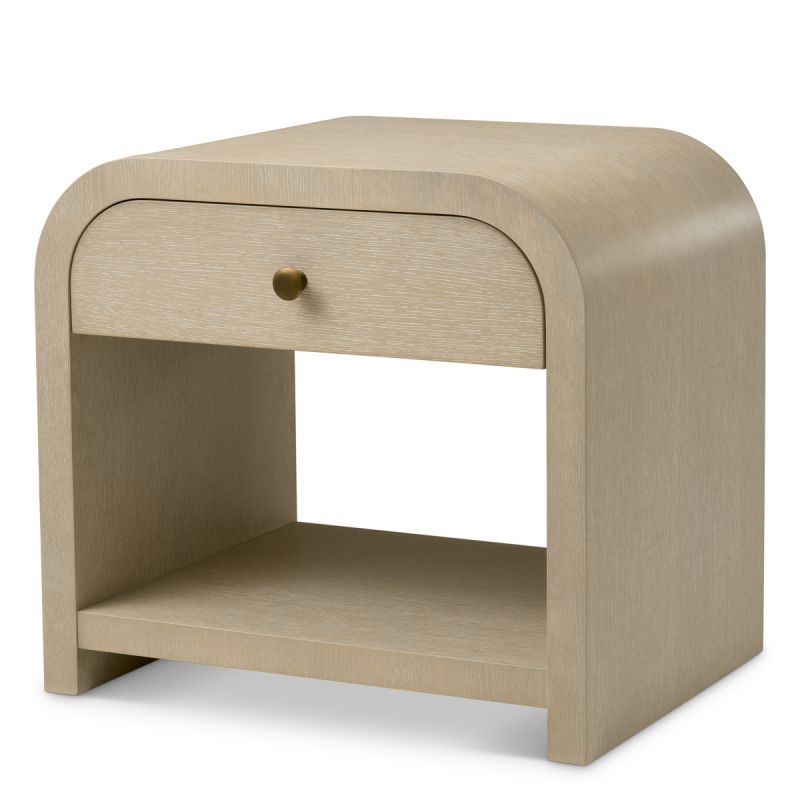Rhodes Nightstand - Washed Oak