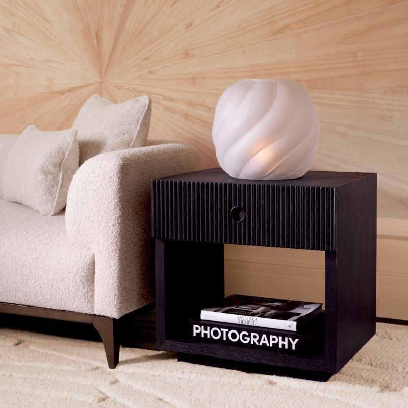 Dimitrios Nightstand - Charcoal Oak