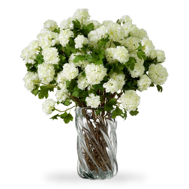 Real Touch Bouquet of Hydrangeas - 36 pcs - White