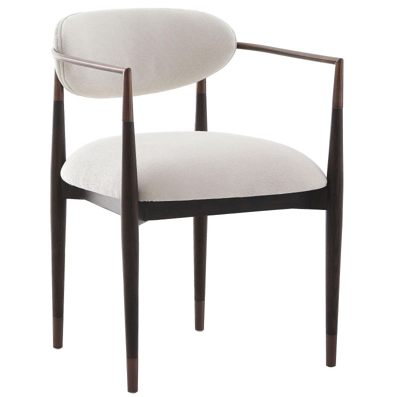 Soho Dining Chair - Walnut & Bronze