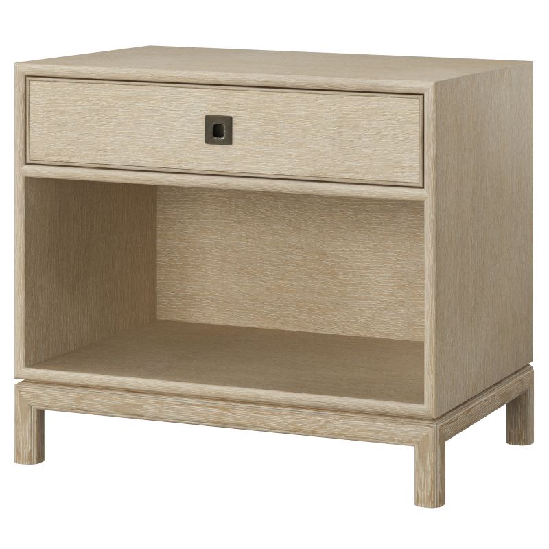 Montauk Single Drawer Bedside Table - Light