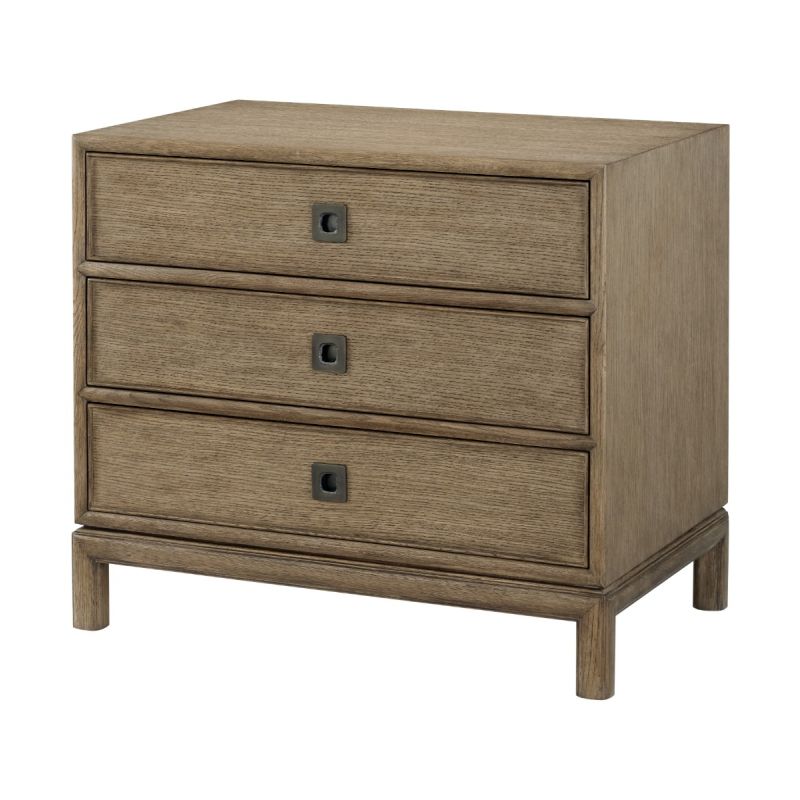 Montauk Large Bedside Table - Dark