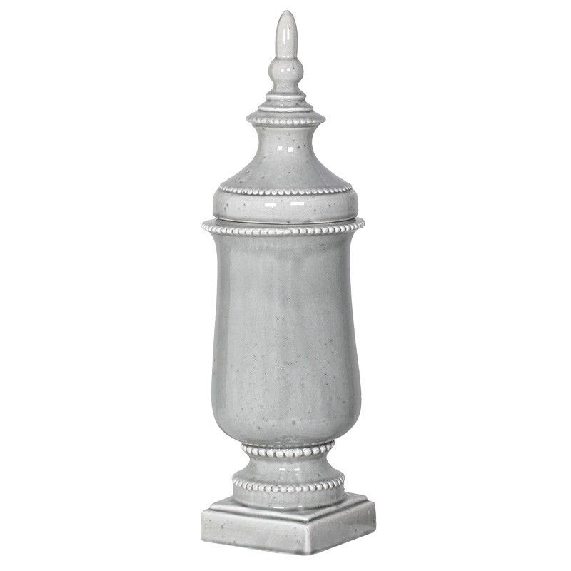 Medium size grey antique urn