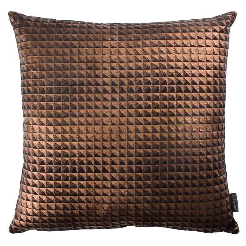 Kirkby Design x Eley Kishimoto 'Moonlit Pyramid' Cushion - Bronze
