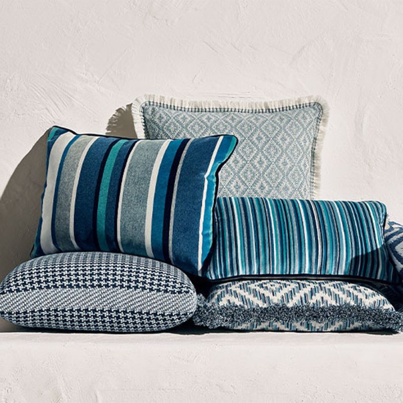 Nicoya Outdoor Cushion - Indigo