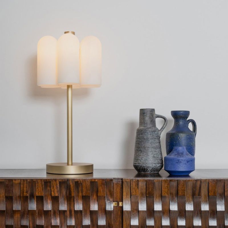 Odyssey Table Lamp 6 - Natural Brass
