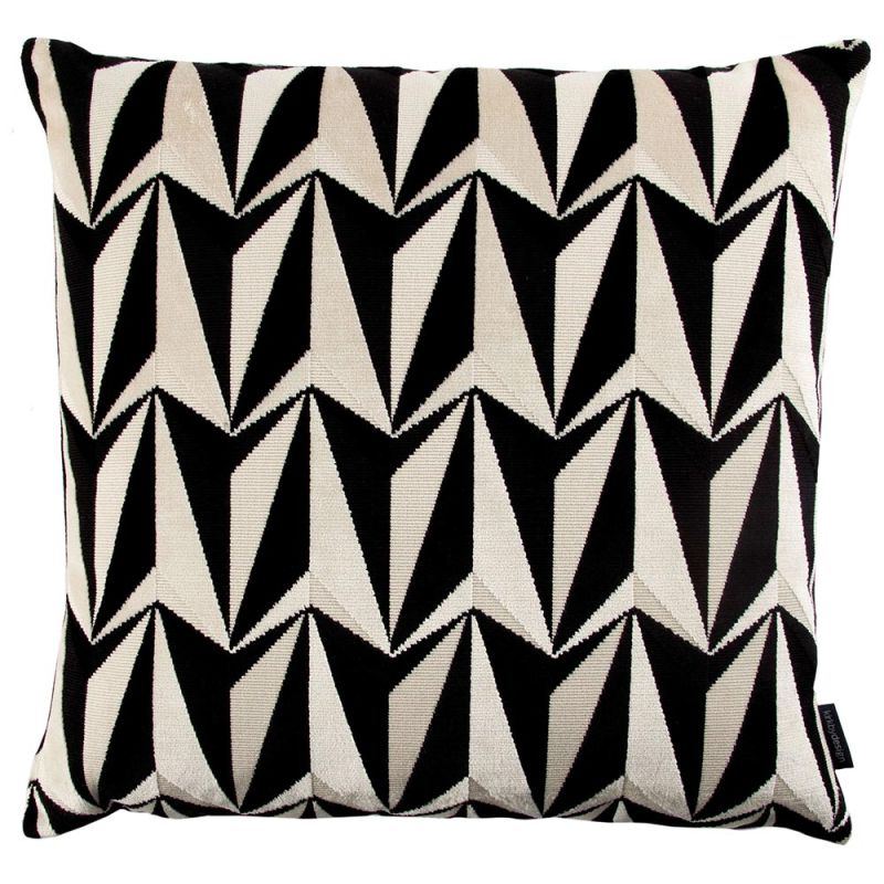 Kirkby Design x Eley Kishimoto 'Origami Rockets' Cushion - Monochrome 