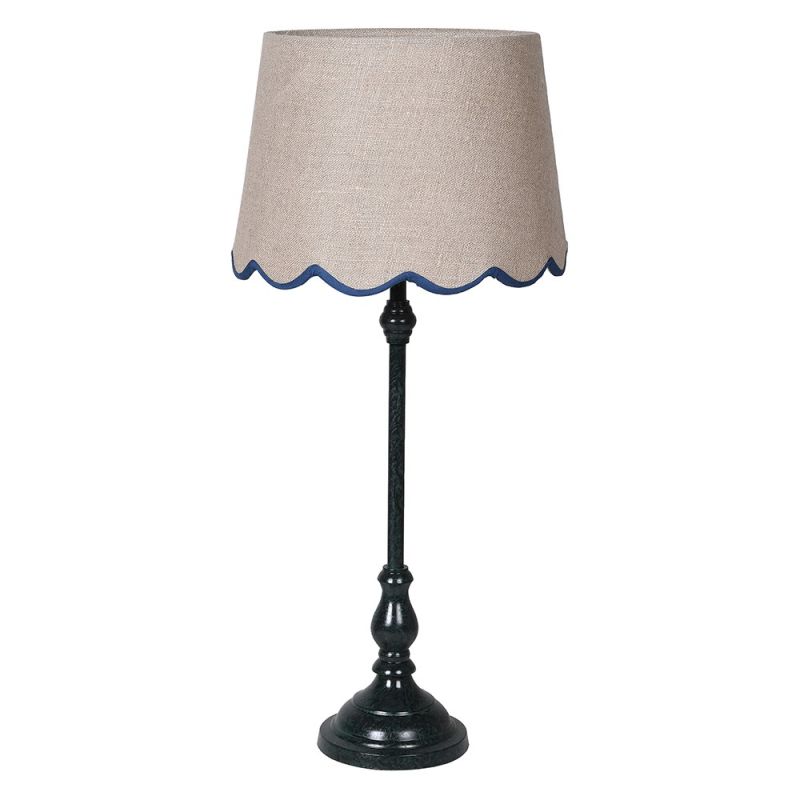 Perris Scalloped Edge Table Lamp