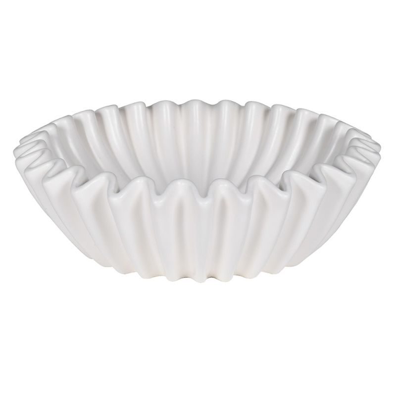 Waved edge bowl