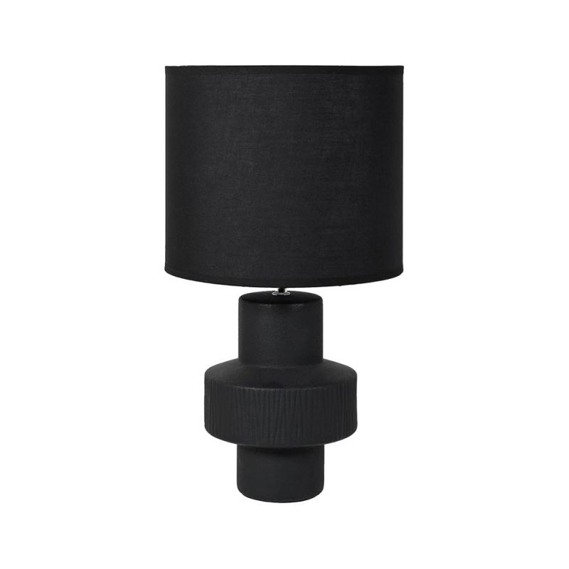 side lamp with classic shape and rich dark finis