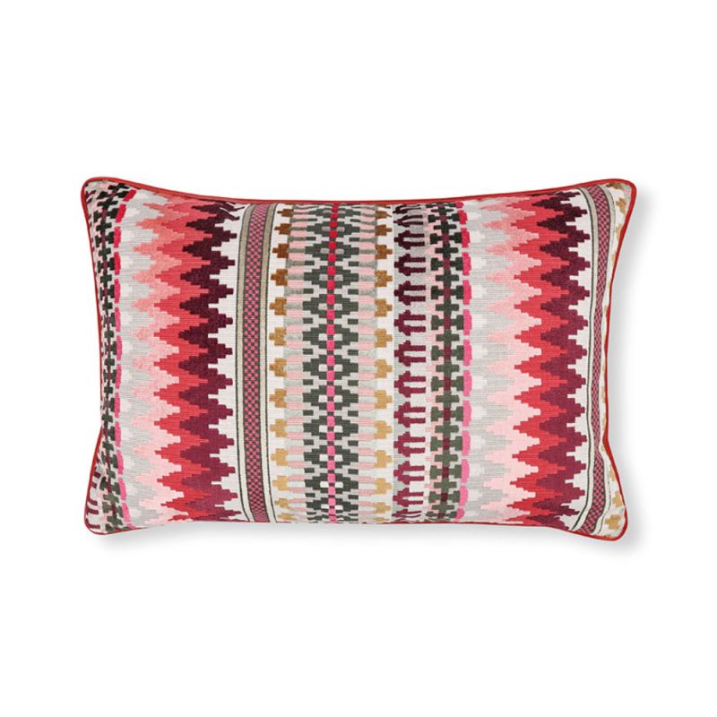 Gorgeous patterned hot pink cushion