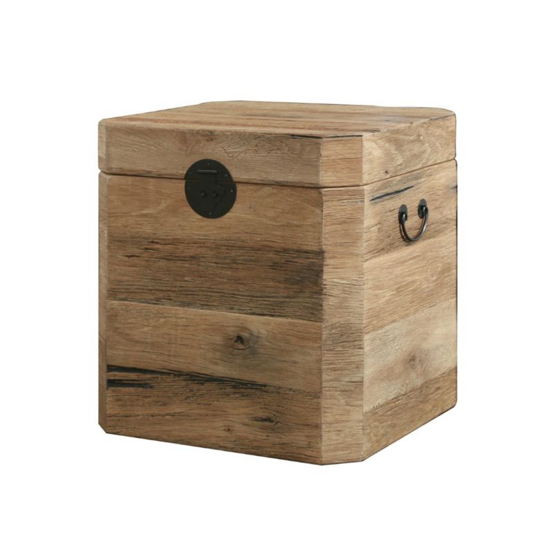 Reclaimed Oak Bedside Trunk