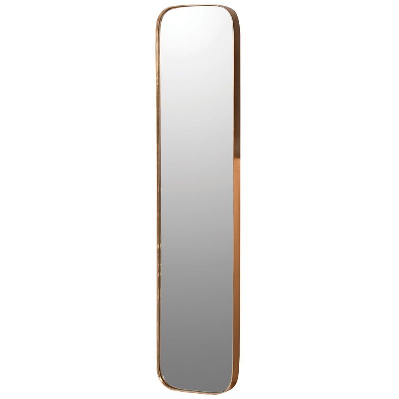 Rounded Edge Mirror Gold Sweetpea & Willow