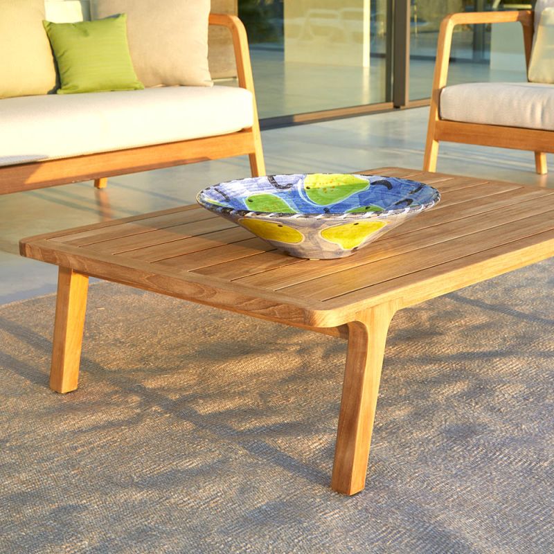 Natural Teak Wooden Coffee Table